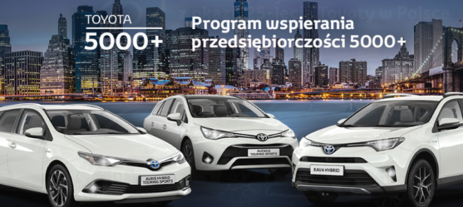 Hybrydowa Toyota na Mazurach